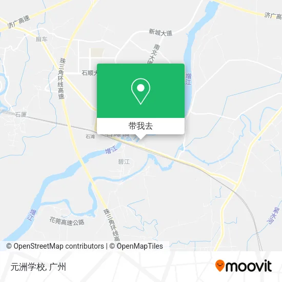 元洲学校地图
