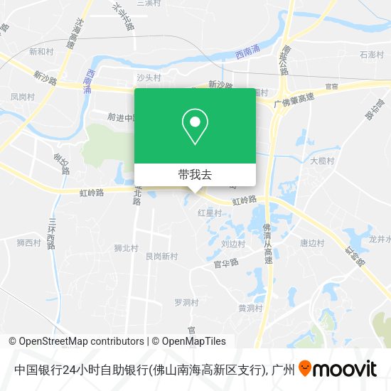 中国银行24小时自助银行(佛山南海高新区支行)地图