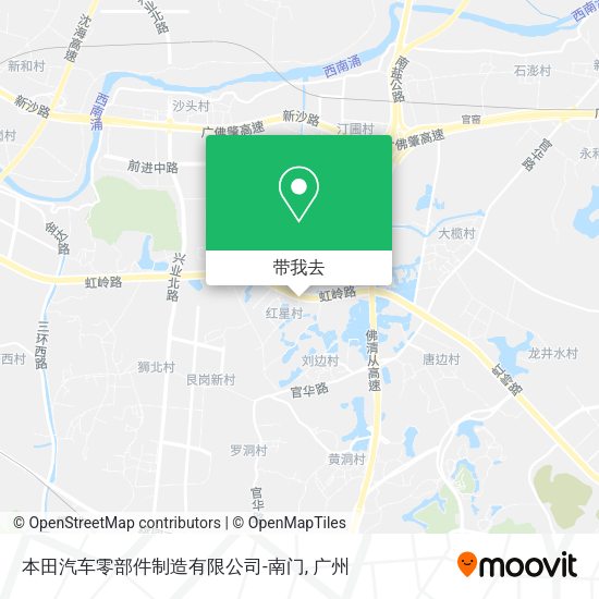 本田汽车零部件制造有限公司-南门地图
