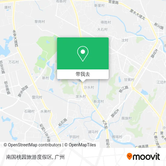 南国桃园旅游度假区地图