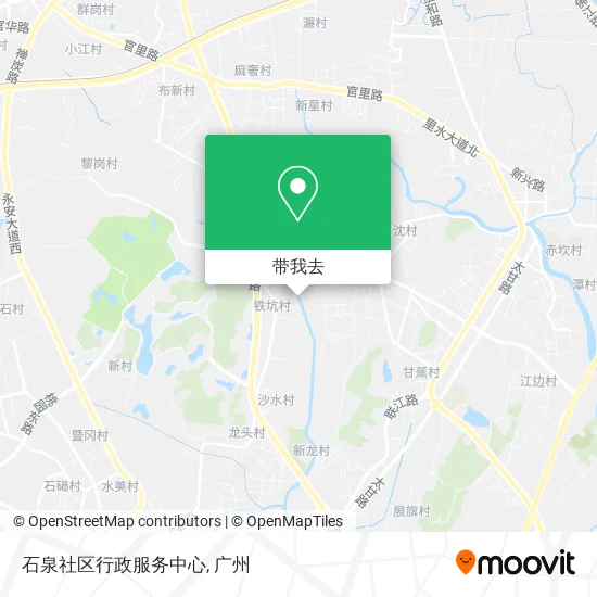 石泉社区行政服务中心地图