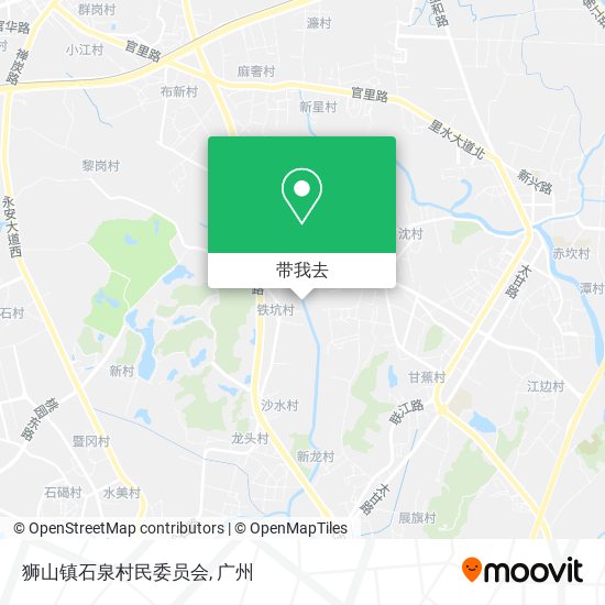 狮山镇石泉村民委员会地图