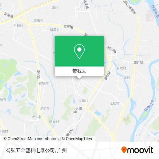 誉弘五金塑料电器公司地图