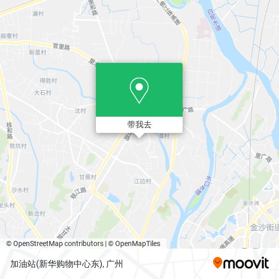 加油站(新华购物中心东)地图