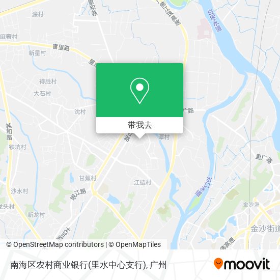 南海区农村商业银行(里水中心支行)地图