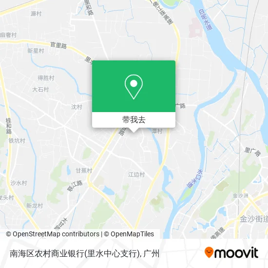 南海区农村商业银行(里水中心支行)地图