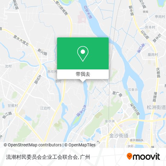 流潮村民委员会企业工会联合会地图