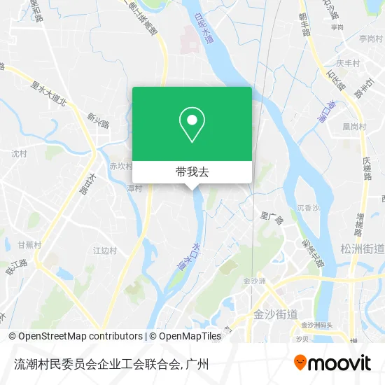 流潮村民委员会企业工会联合会地图