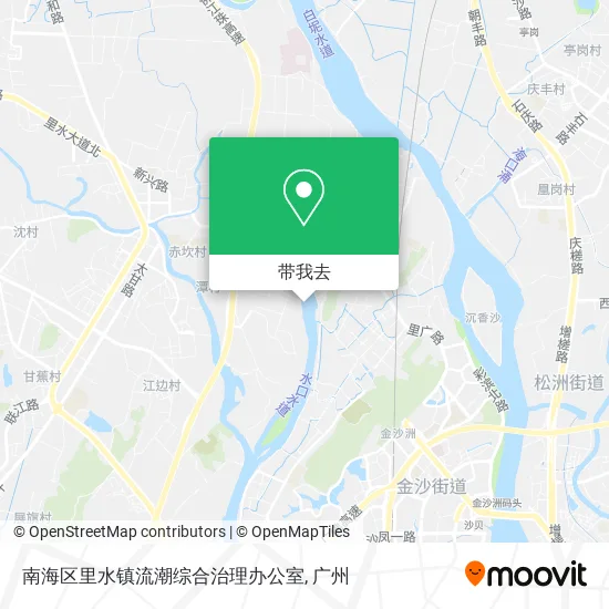 南海区里水镇流潮综合治理办公室地图
