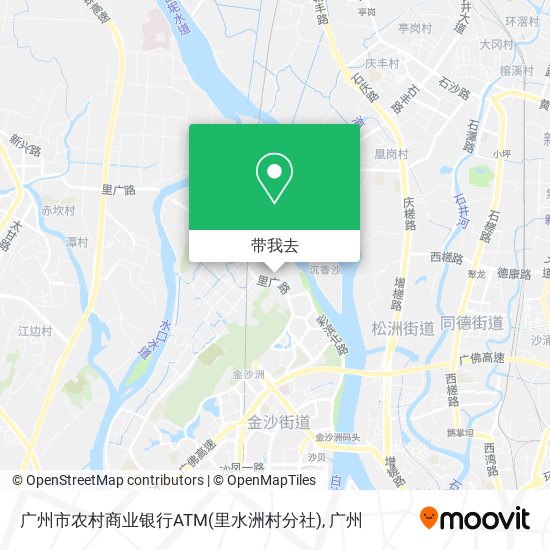 广州市农村商业银行ATM(里水洲村分社)地图