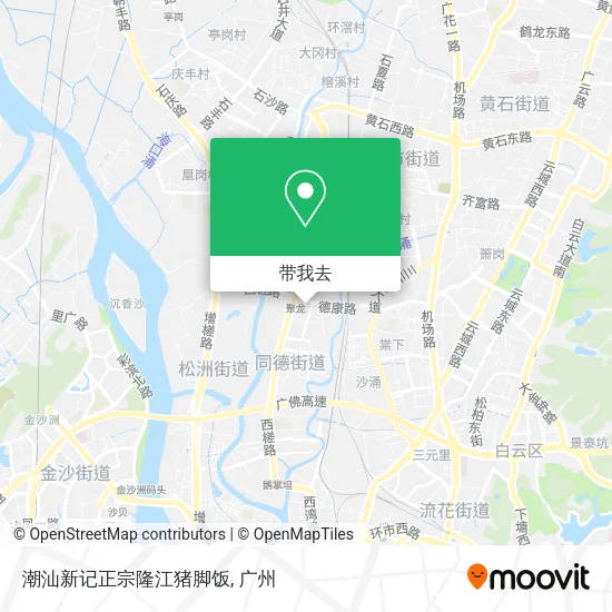 潮汕新记正宗隆江猪脚饭地图