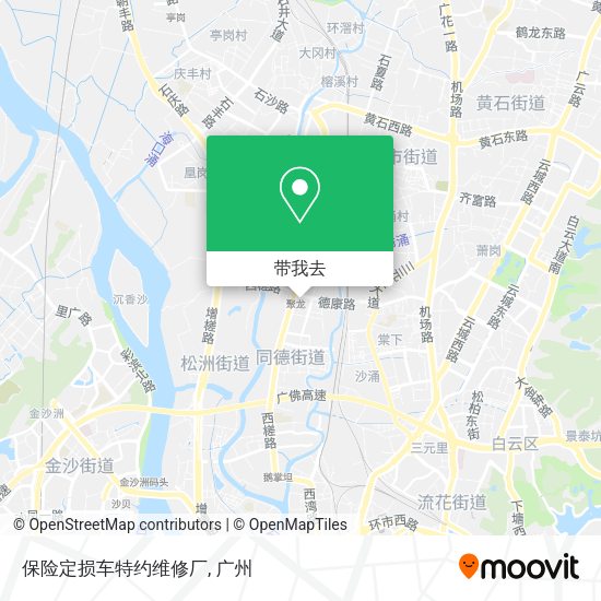 保险定损车特约维修厂地图