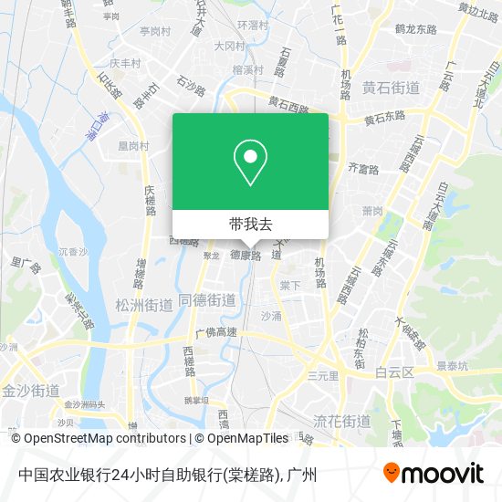 中国农业银行24小时自助银行(棠槎路)地图