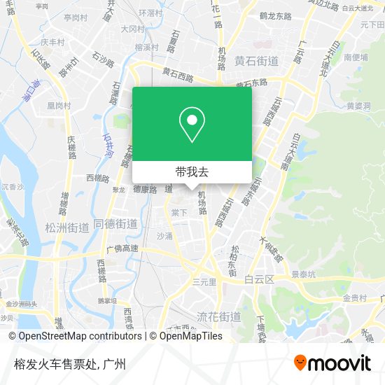 榕发火车售票处地图