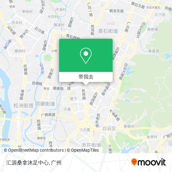 汇源桑拿沐足中心地图