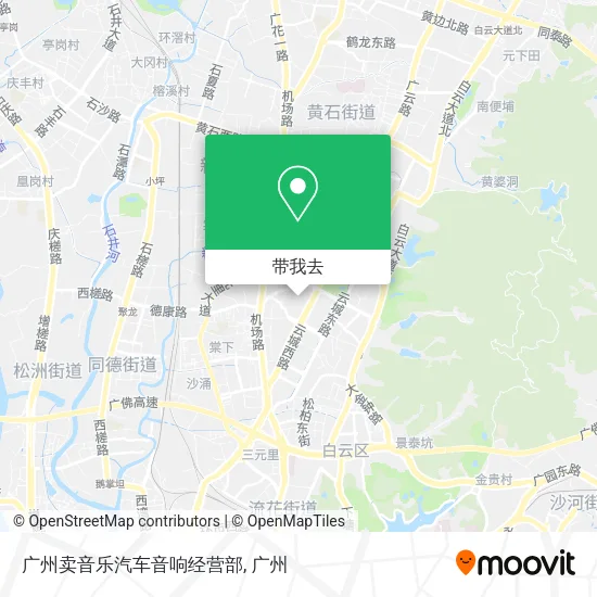 广州卖音乐汽车音响经营部地图