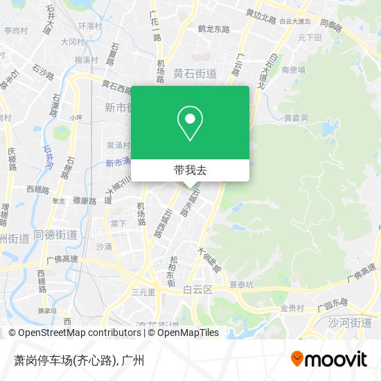 萧岗停车场(齐心路)地图