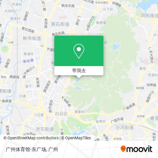 广州体育馆-东广场地图