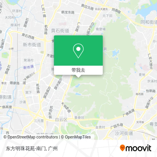 东方明珠花苑-南门地图