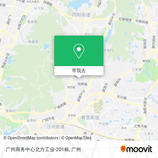 广州商务中心北方工业-201栋地图