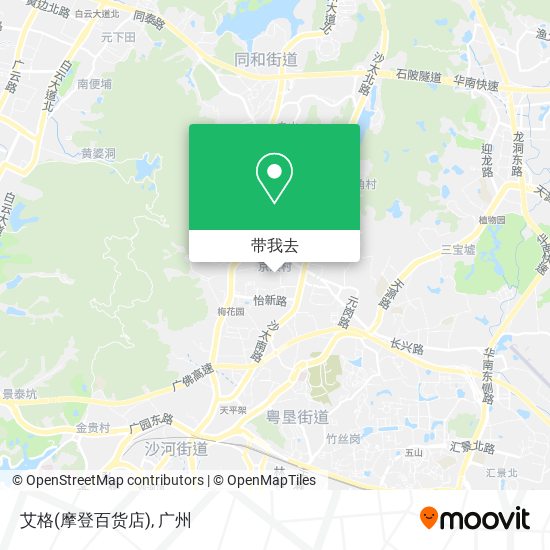 艾格(摩登百货店)地图