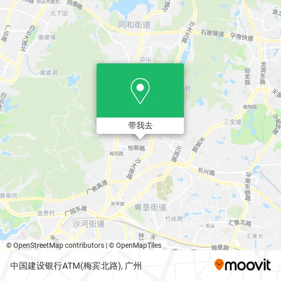 中国建设银行ATM(梅宾北路)地图
