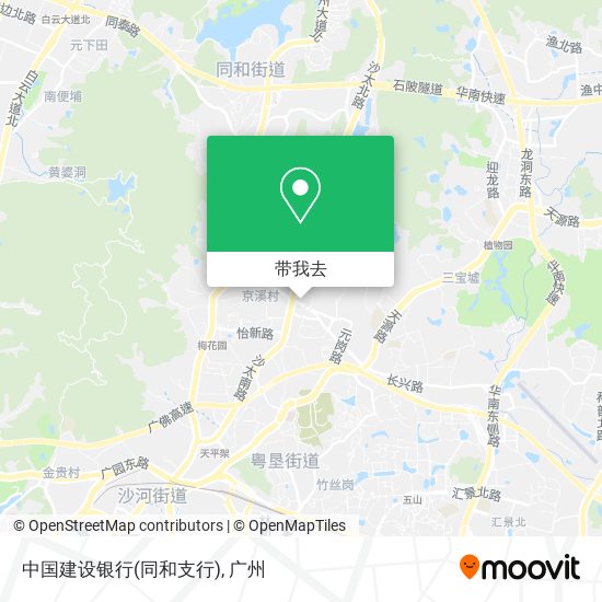 中国建设银行(同和支行)地图