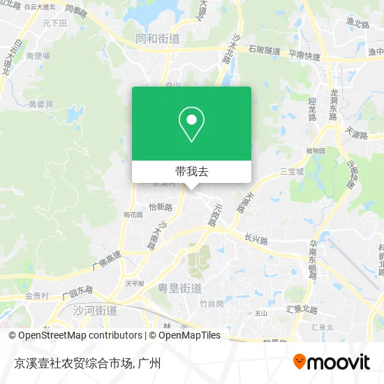 京溪壹社农贸综合市场地图