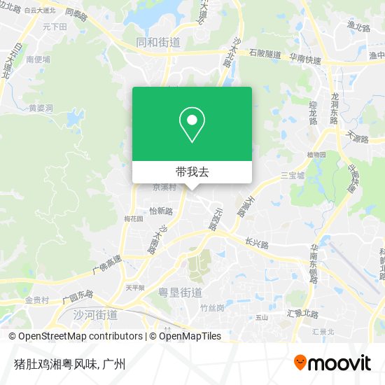 猪肚鸡湘粤风味地图