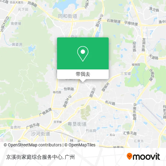 京溪街家庭综合服务中心地图