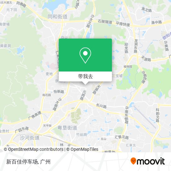 新百佳停车场地图