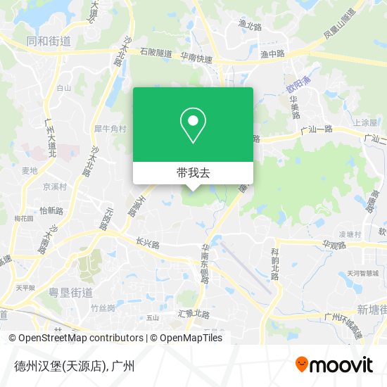 德州汉堡(天源店)地图