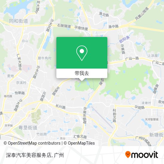 深泰汽车美容服务店地图