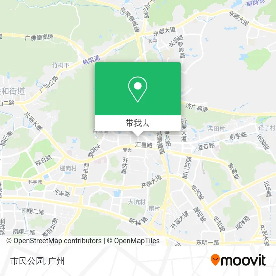 市民公园地图