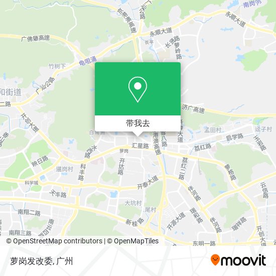 萝岗发改委地图