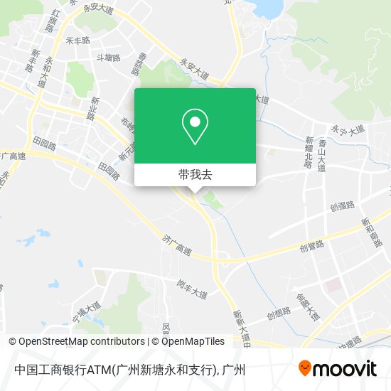 中国工商银行ATM(广州新塘永和支行)地图