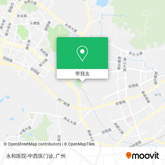 永和医院-中西医门诊地图