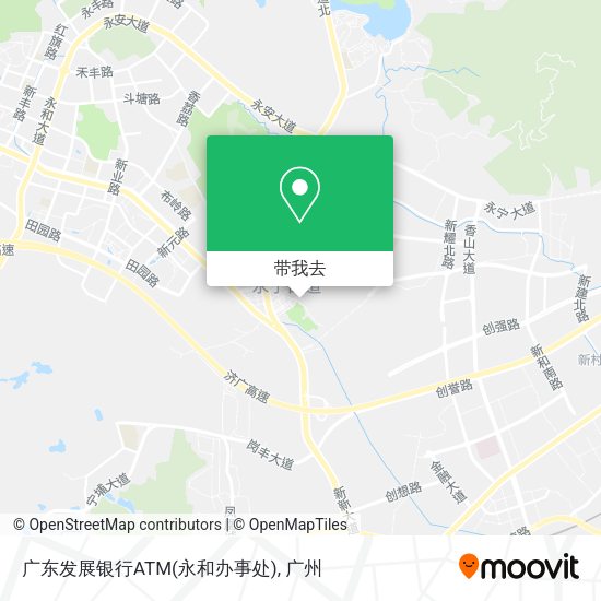 广东发展银行ATM(永和办事处)地图