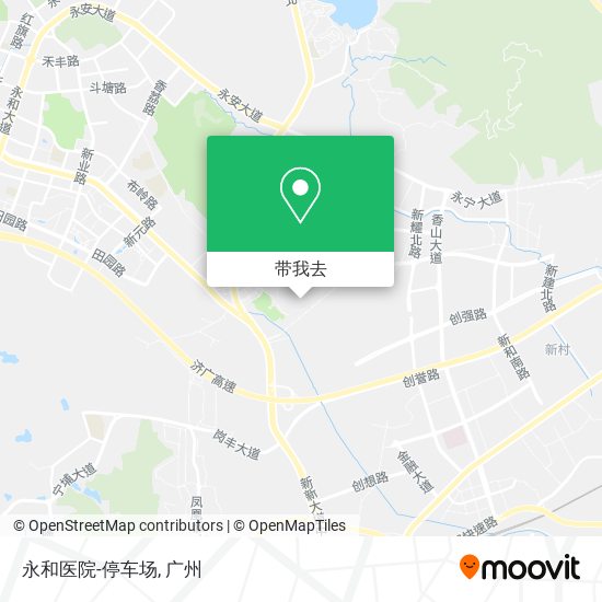 永和医院-停车场地图
