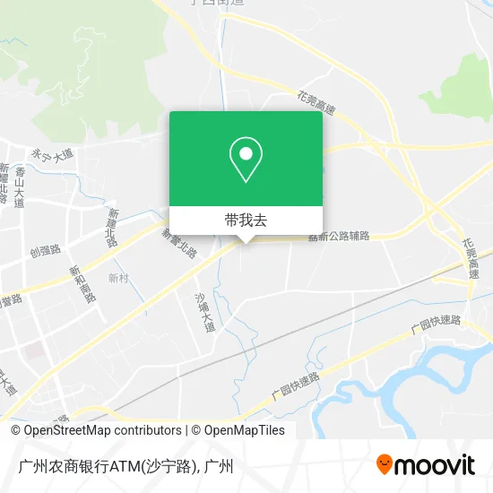 广州农商银行ATM(沙宁路)地图