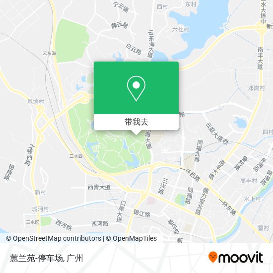 蕙兰苑-停车场地图