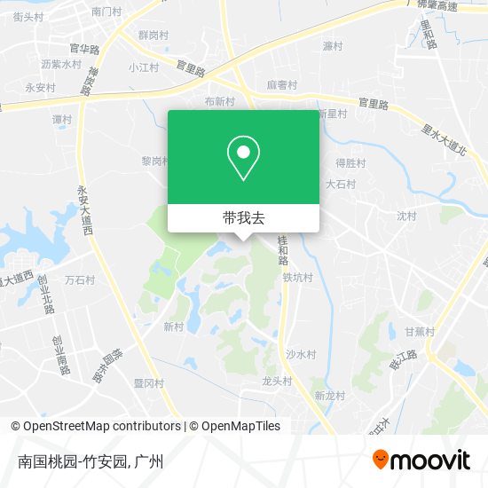 南国桃园-竹安园地图