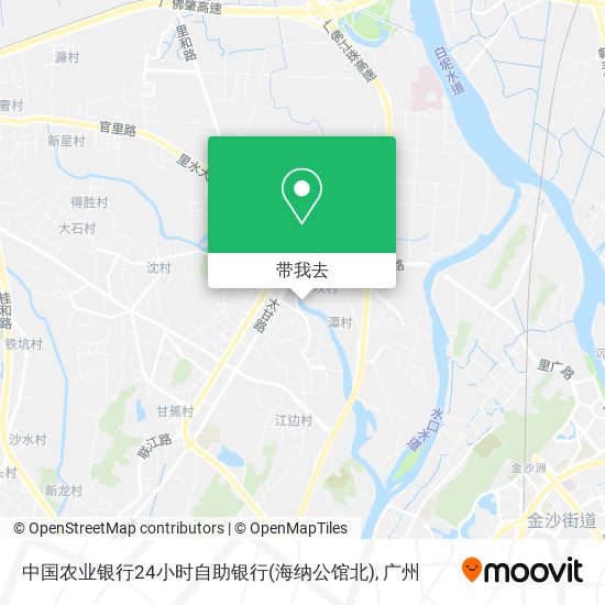 中国农业银行24小时自助银行(海纳公馆北)地图