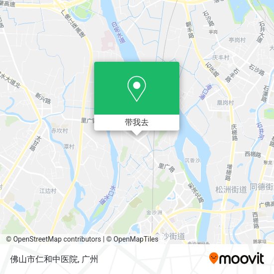 佛山市仁和中医院地图