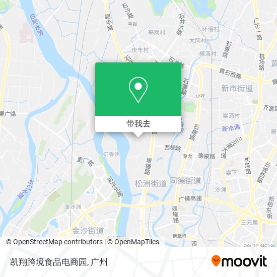 凯翔跨境食品电商园地图