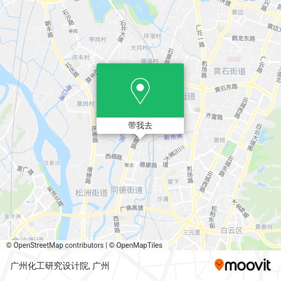 广州化工研究设计院地图