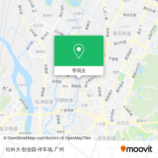 社科大·创业园-停车场地图