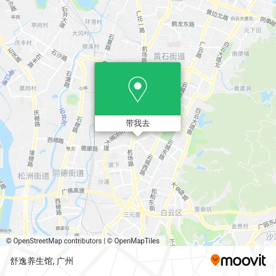 舒逸养生馆地图