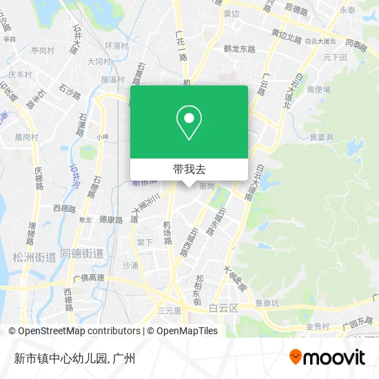 新市镇中心幼儿园地图