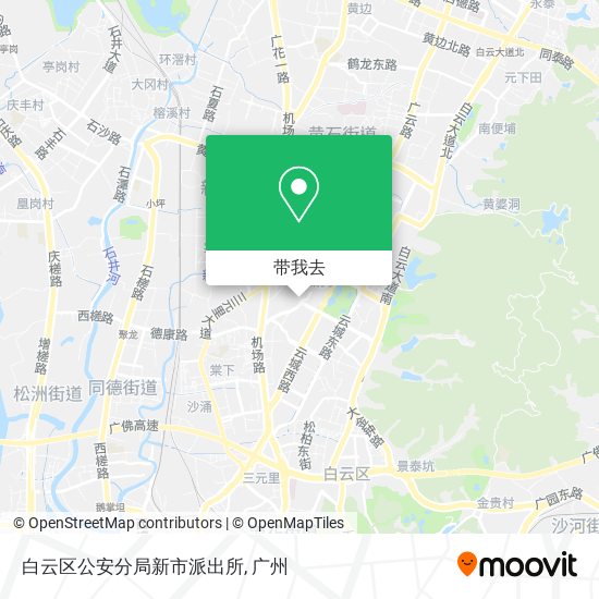 白云区公安分局新市派出所地图